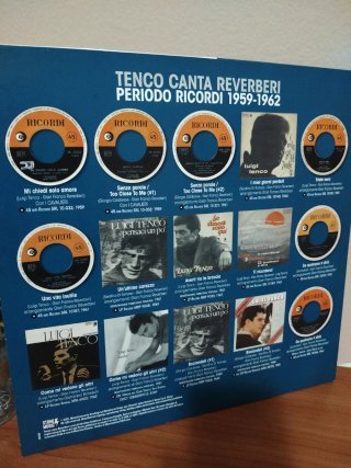 Disco Luigi Tenco 33 giri - Canta Riverberi