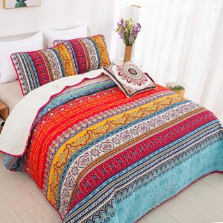 Colcha Bohemia Estampada WONGS BEDDING