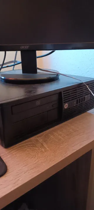 PC HP 1tb memoria, desktop, monitor 21, tastiera e mouse