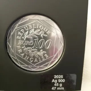 Moeda 100€ França 2025 - A Terra