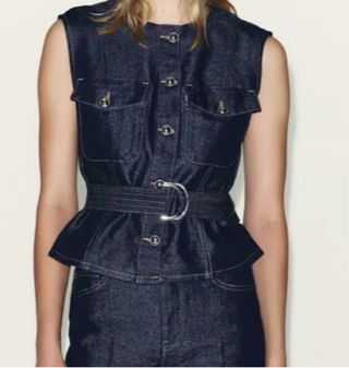 Chaleco vaquero ZARA