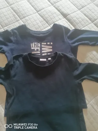 2 maglie cotone manica lunga Blukidse 5/6 anni