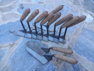 Paletas de albañil de madera