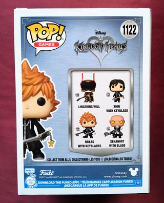 Funko Pop Kingdom Hearts Roxas con Keyblades #1122
