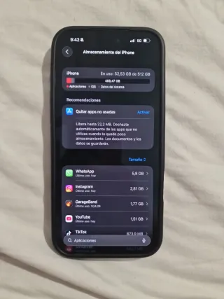 iPhone 17 Pro Max 512GB Plata