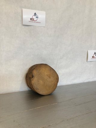 Posacenere in legno rustico vintage