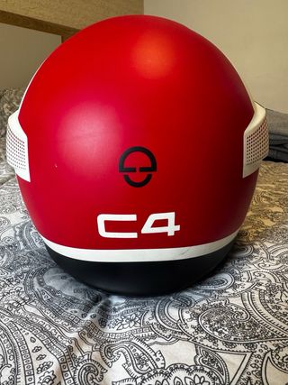 Casco Schuberth C4 Blanco y Rojo