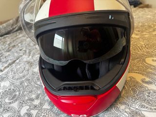 Casco Schuberth C4 Blanco y Rojo