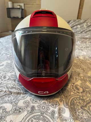 Casco Schuberth C4 Blanco y Rojo