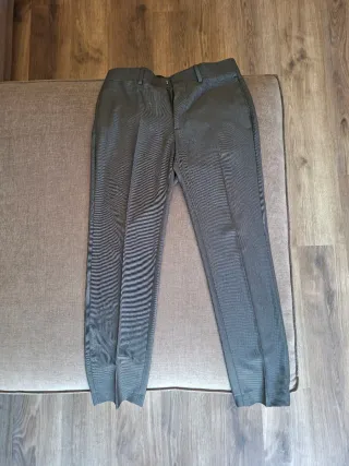 Mango Man Traje Gris Texturizado