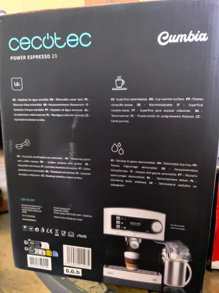 Cafetera Cecotec Power Espresso 20 Bar