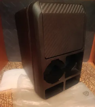 Organizador Coche Negro con Posavasos abs NUEVO
