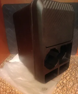 Organizador Coche Negro con Posavasos abs NUEVO