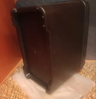 Organizador Coche Negro con Posavasos abs NUEVO