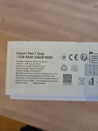 Xiaomi Pad 7 12GB 11