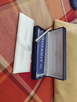 Bolígrafo Waterman Promoción caja de Madrid, banco