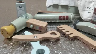 Set Peluquería Madera Montessori