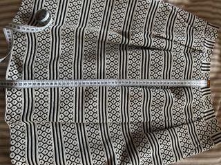 Gonna vita bassa panna e nero elasticizzata