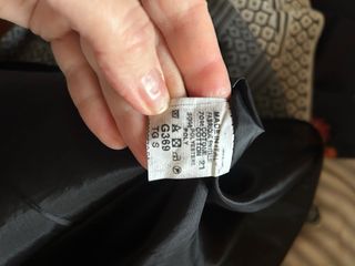 Gonna vita bassa panna e nero elasticizzata