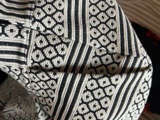 Gonna vita bassa panna e nero elasticizzata