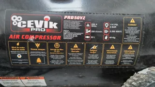 Compresor de aire SEVIK PRO50V2