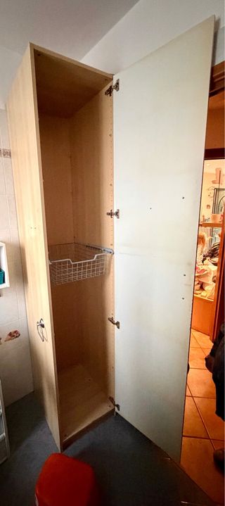 Mobile contenitore legno e metallo