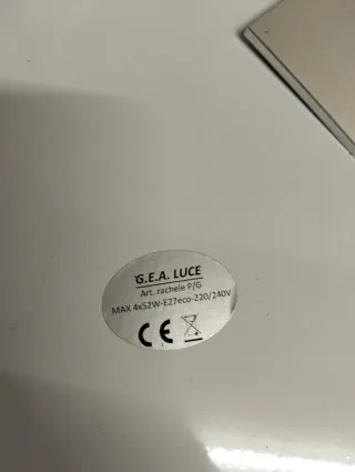 Plafoniera applique Gea luce modello Rachele