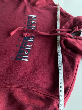 Sudadera Napapijri roja burdeos XL original