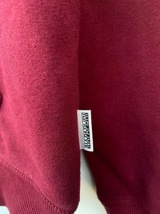 Sudadera Napapijri roja burdeos XL original