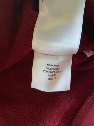 Sudadera Napapijri roja burdeos XL original