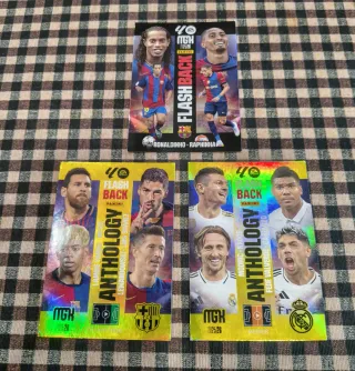 Lote 3 Cartas Panini Flashback Anthology