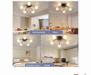 Ventilador de techo Homefire con luz