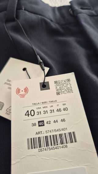Pantalón de traje Zara