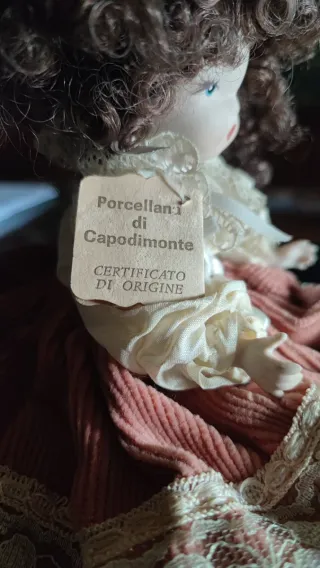 Bambola Porcellana Capodimonte Originale