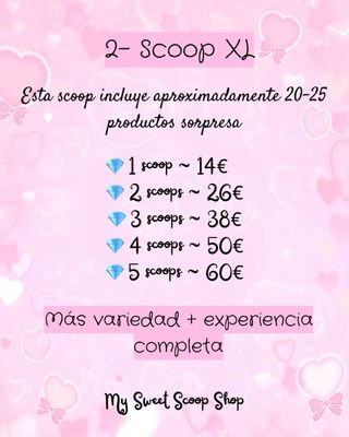 1 scoop XL sorpresa