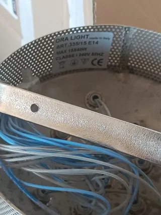 Lampadario modellabile Made in Italy