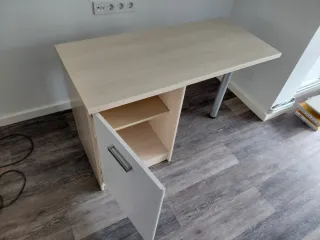 Escritorio estudio con armario 120x54x75cm