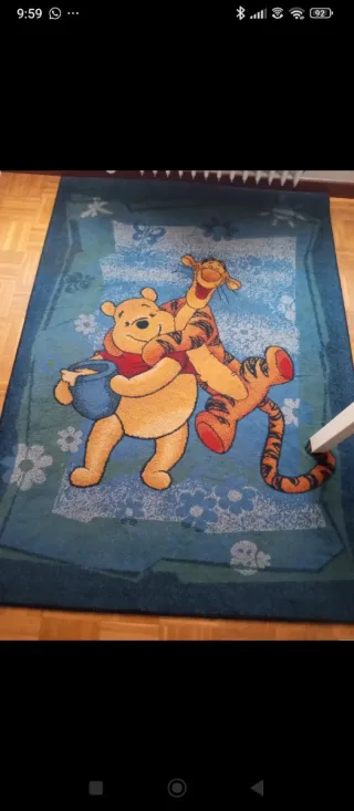 Alfombra infantil Winnie the Pooh y Tigger,