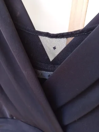 Vestido corto ceremonia encaje