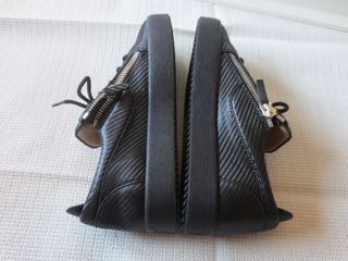 Giuseppe Zanotti Zapatillas Negras Piel Carbono Cr