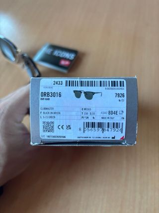 Gafas Ray-Ban Clubmaster RB3016 Nuevas