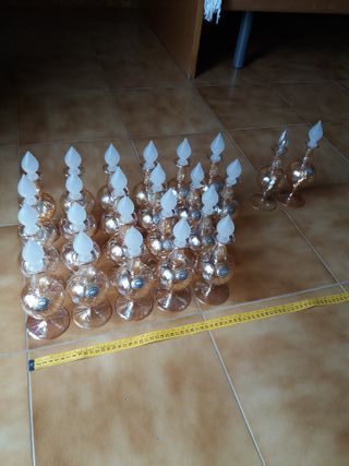 set 22+2 bomboniere bianco e arancio €8 a pezzo