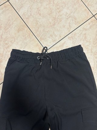 Pantaloncini cargo neri WOLM