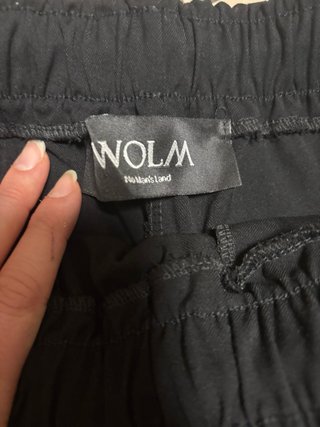 Pantaloncini cargo neri WOLM
