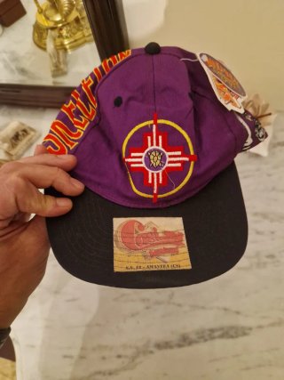 Cappello Mario Bruno Vintage Viola/Nero