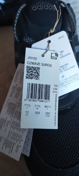 Adidas Ozwave Surge Zapatillas Hombre talla 46 2/3