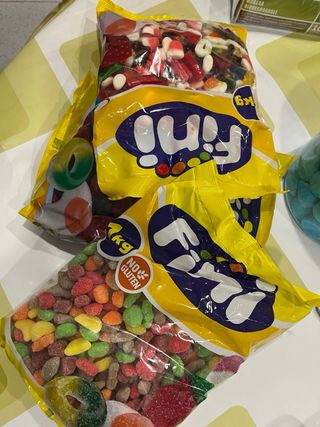 Tarta chuches para cumpleaños
