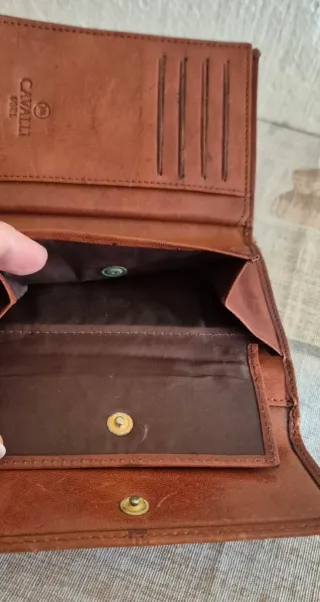 Portafoglio Cavalli Soul Vera Pelle Vintage