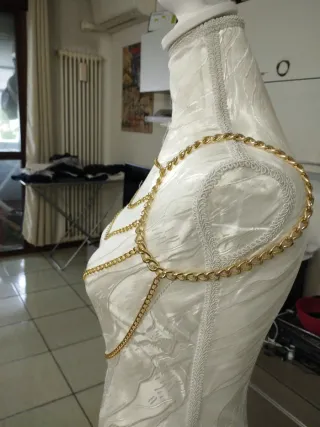 Gioiello body harness dorato