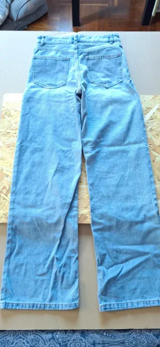 Pantalón vaquero ancho mujer Talla Xs